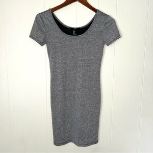 Gray Forever 21 Ribbed‎ Bodycon Dress